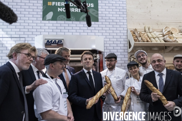 Emmanuel Macron au salon de l agriculture.