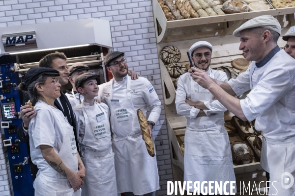 Emmanuel Macron au salon de l agriculture.