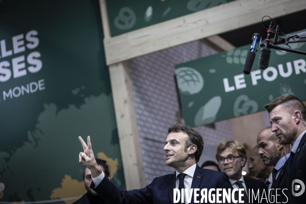 Emmanuel Macron au salon de l agriculture.