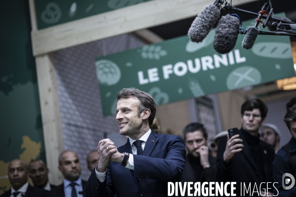 Emmanuel Macron au salon de l agriculture.