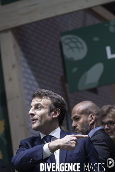 Emmanuel Macron au salon de l agriculture.