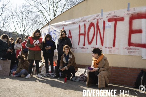 La Cimade - Manifestation devant le CRA du Mesnil-Amelot