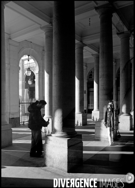 Pause et temps de pose au palais royal