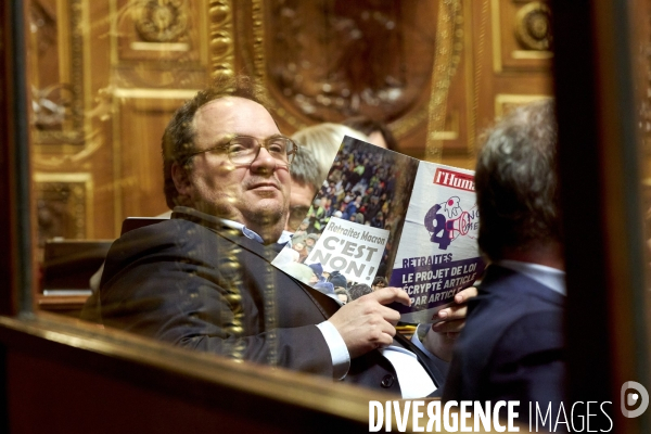 Sénat dimanche 5 mars session reforme des retraites