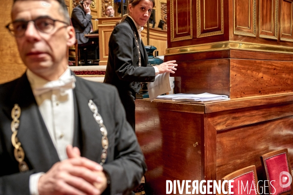 Sénat dimanche 5 mars session reforme des retraites