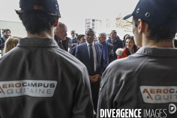 Pap NDIAYE, le Ministre de l éducation Nationale et de la Jeunesse en visite dans l académie de Bordeaux.