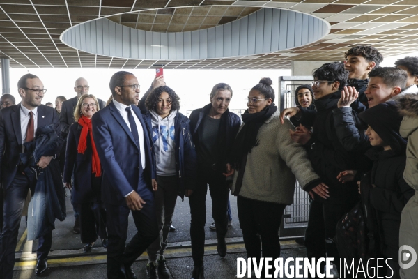 Pap NDIAYE, le Ministre de l éducation Nationale et de la Jeunesse en visite dans l académie de Bordeaux.