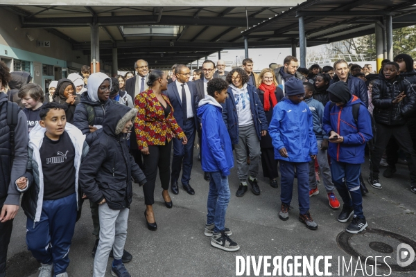 Pap NDIAYE, le Ministre de l éducation Nationale et de la Jeunesse en visite dans l académie de Bordeaux.