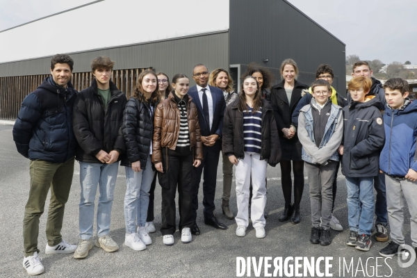 Pap NDIAYE, le Ministre de l éducation Nationale et de la Jeunesse en visite dans l académie de Bordeaux.