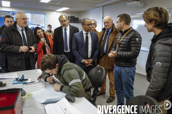 Pap NDIAYE, le Ministre de l éducation Nationale et de la Jeunesse en visite dans l académie de Bordeaux.