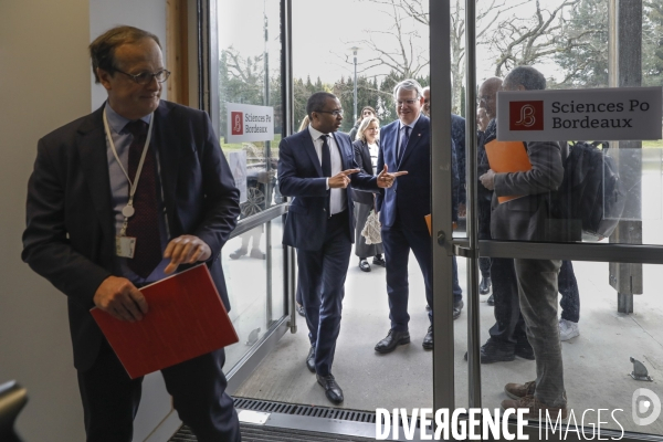 Pap NDIAYE, le Ministre de l éducation Nationale et de la Jeunesse en visite dans l académie de Bordeaux.