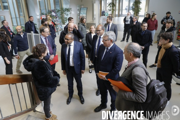 Pap NDIAYE, le Ministre de l éducation Nationale et de la Jeunesse en visite dans l académie de Bordeaux.