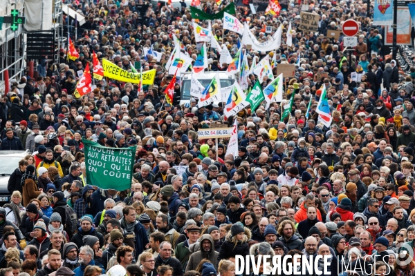 Manifestation contre la réforme des retraites à Nantes