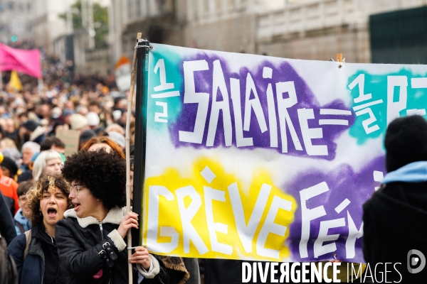 Manifestation contre la réforme des retraites à Nantes