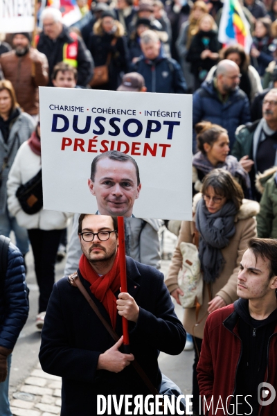 Manifestation contre la réforme des retraites à Nantes