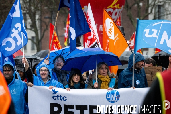 Toulouse : grande manifestation contre la reforme de la retraite