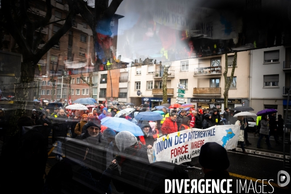 Toulouse : grande manifestation contre la reforme de la retraite