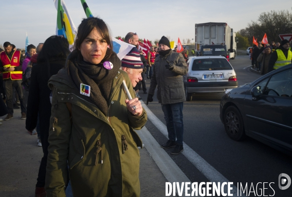 Manifestation contre la reforme des retraites a Perpignan le 07 Mars 2023