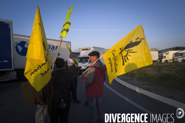 Manifestation contre la reforme des retraites a Perpignan le 07 Mars 2023