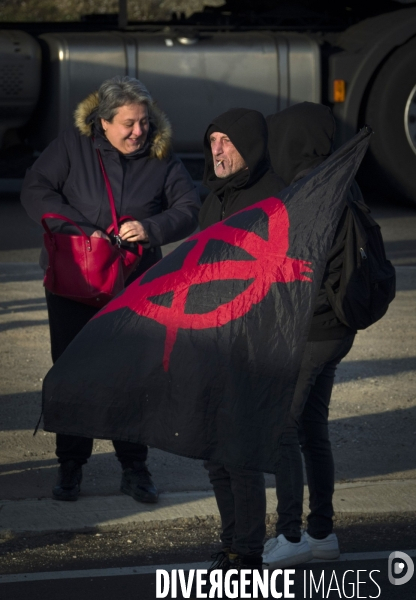 Manifestation contre la reforme des retraites a Perpignan le 07 Mars 2023