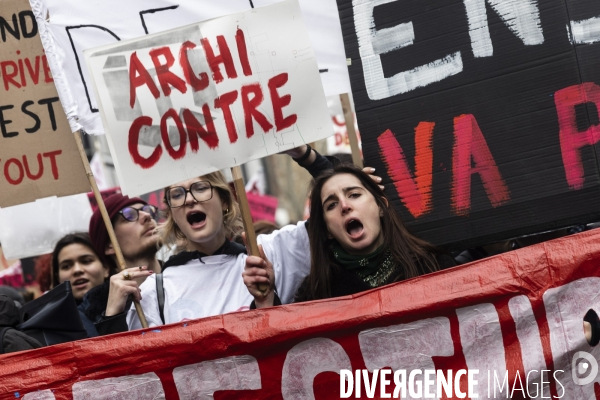 Manifestation contre la réforme des retraites