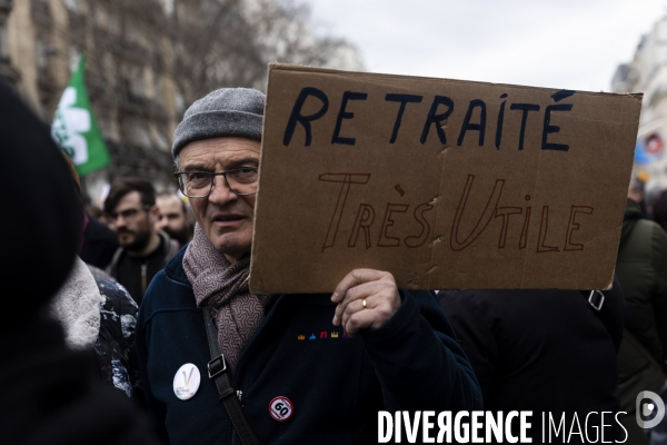 Manifestation contre la réforme des retraites