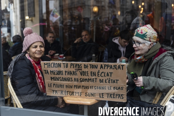 Manifestation contre la réforme des retraites