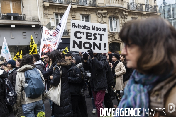 Manifestation contre la réforme des retraites