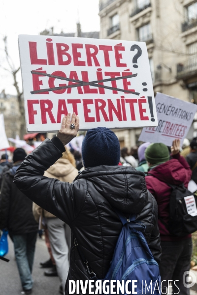 Manifestation contre la réforme des retraites
