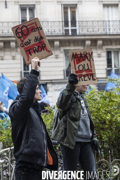 Manifestation contre la réforme des retraites