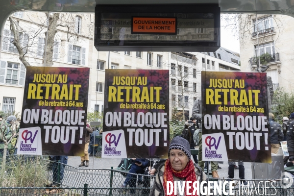 Manifestation contre la réforme des retraites