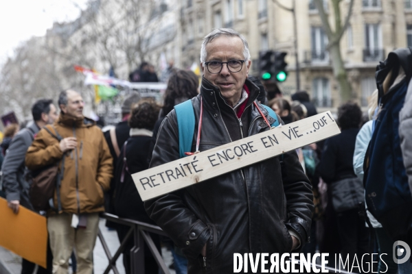 Manifestation contre la réforme des retraites