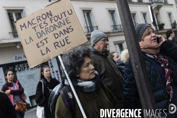 Manifestation contre la réforme des retraites