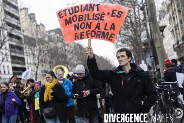 Manifestation contre la réforme des retraites