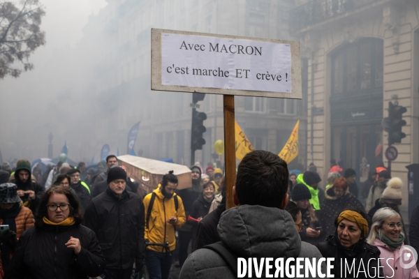 Manifestation contre la reforme des retraites