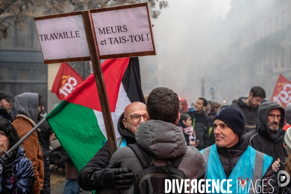 Manifestation contre la reforme des retraites