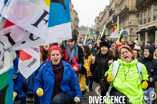 Manifestation contre la reforme des retraites