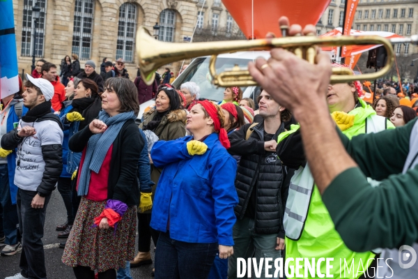 Manifestation contre la reforme des retraites