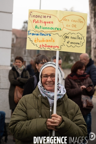 6ème manifestation contre la réforme des retraites