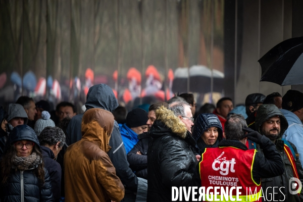 Toulouse : grande manifestation contre la reforme de la retraite