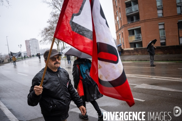 Toulouse : grande manifestation contre la reforme de la retraite