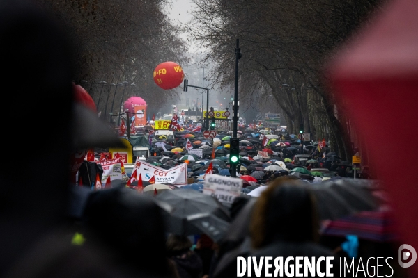 Toulouse : grande manifestation contre la reforme de la retraite