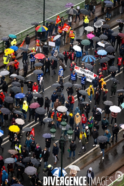 Toulouse : grande manifestation contre la reforme de la retraite