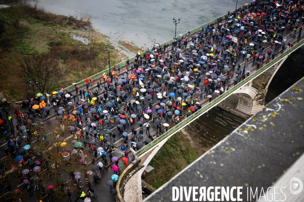 Toulouse : grande manifestation contre la reforme de la retraite