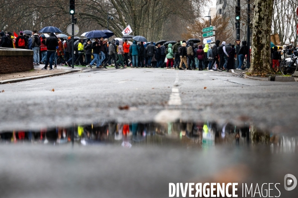 Toulouse : grande manifestation contre la reforme de la retraite