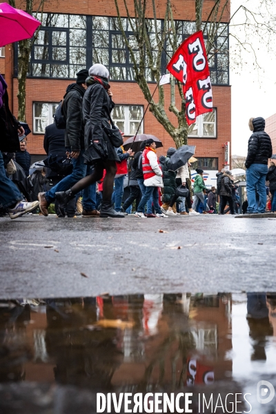 Toulouse : grande manifestation contre la reforme de la retraite