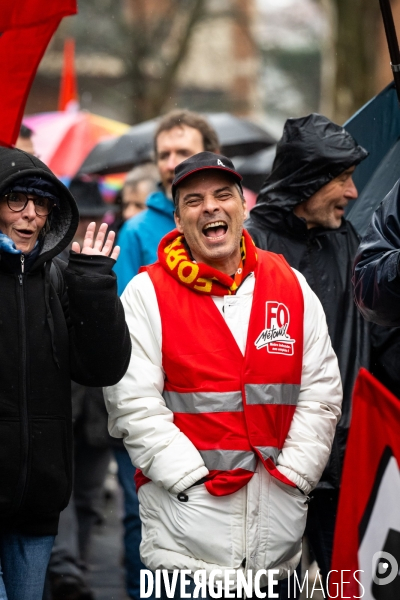 Toulouse : grande manifestation contre la reforme de la retraite