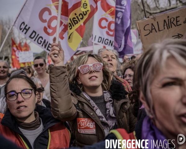 Manifestation contre le projet de reforme des retraites