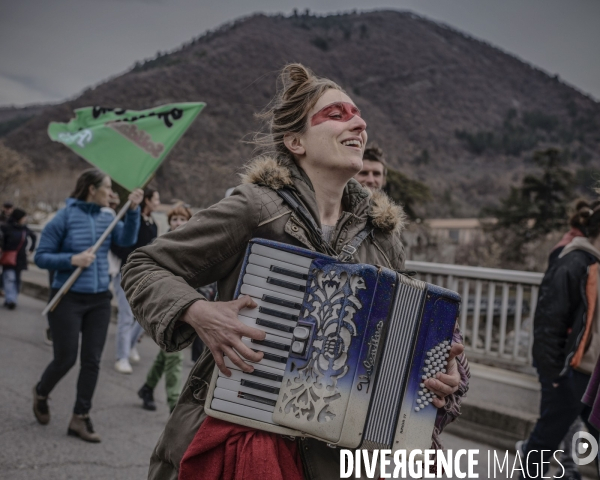 Manifestation contre le projet de reforme des retraites