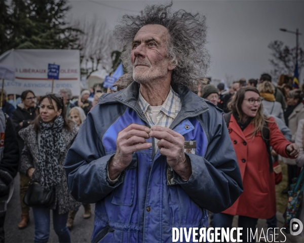 Manifestation contre le projet de reforme des retraites